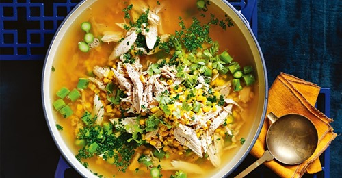 Chicken and sweetcorn soup recipe